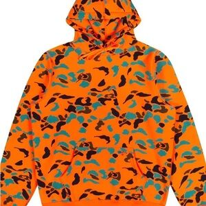 Orange Camouflage Hoodie